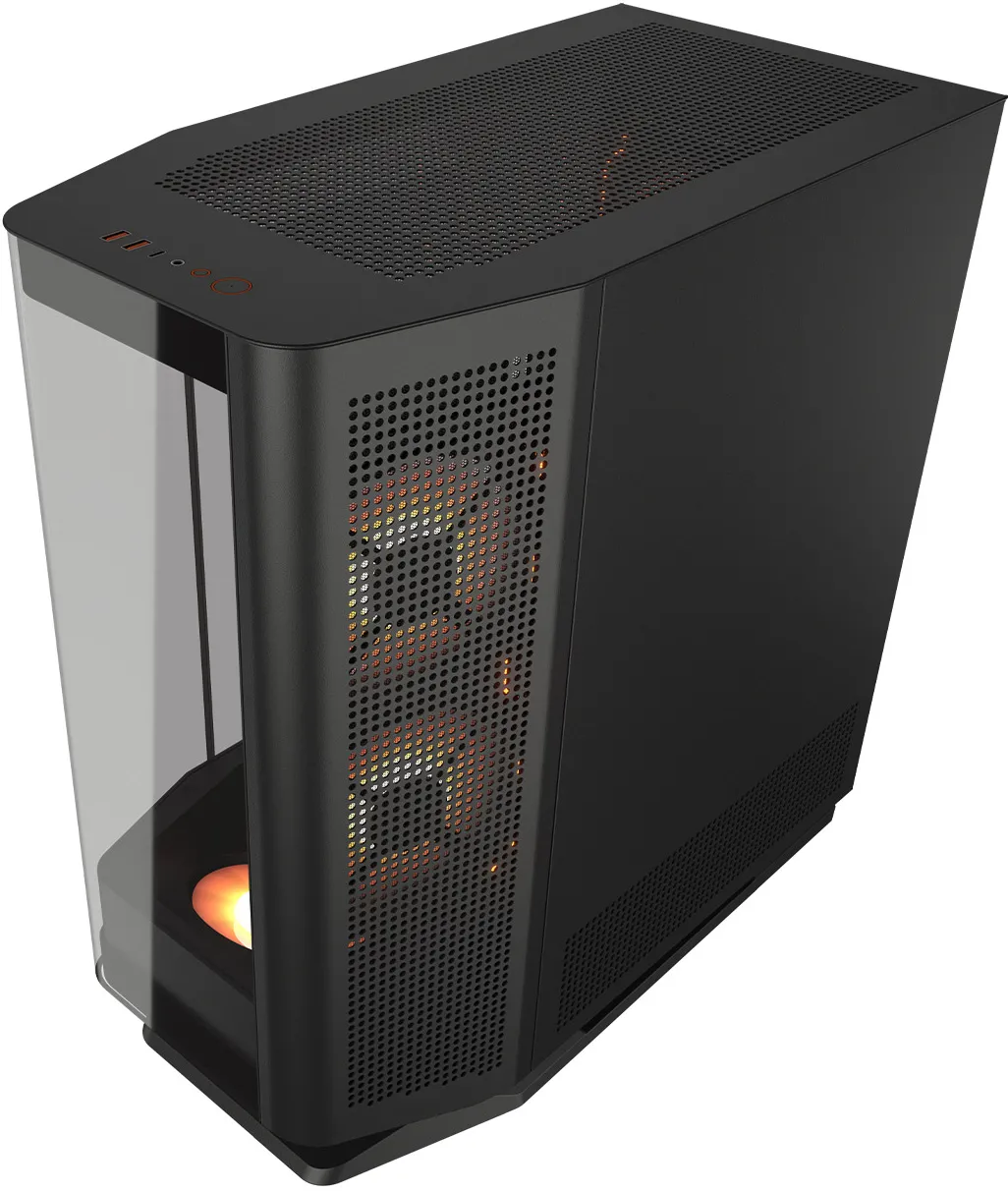 Boitier Moyen Tour E-ATX Cougar FV270 RGB avec panneaux vitrés (Noir)