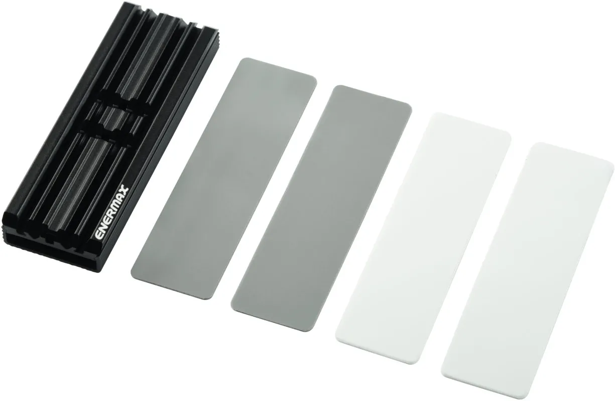 Dissipateur thermique pour SSD M.2 2280 Enermax ESC001 (Rouge)