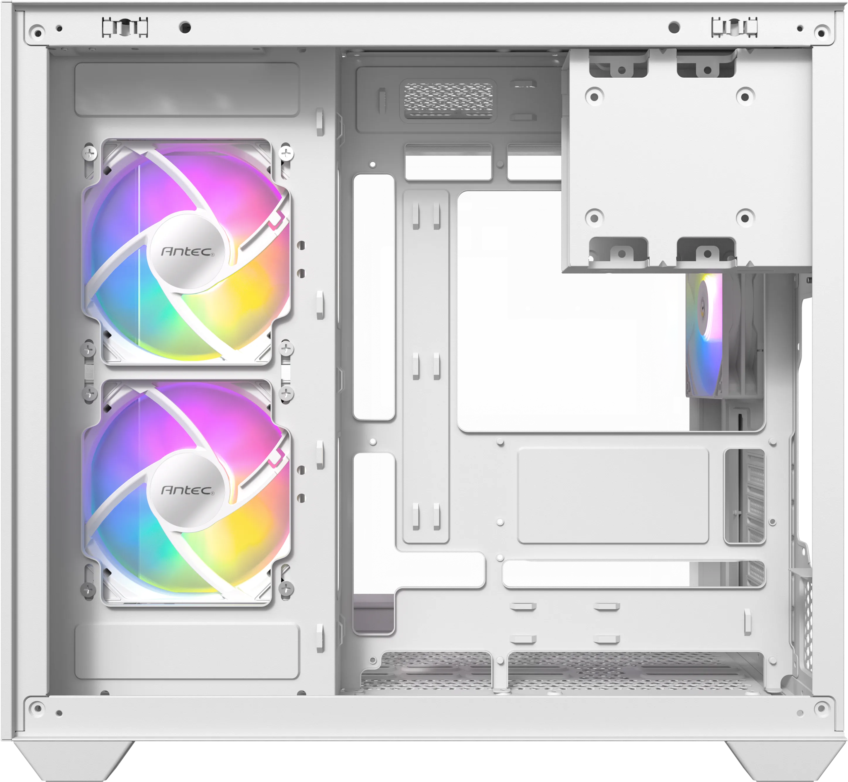 Boitier Moyen Tour ATX Antec CX800 RGB avec panneaux vitrés (Blanc)