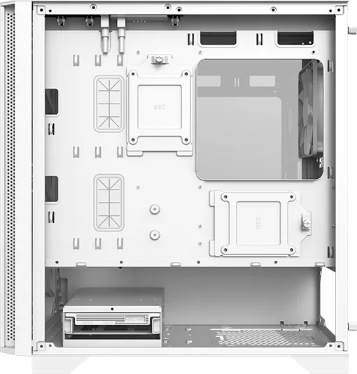 Boitier Mini Tour Micro ATX Montech Air 100 Lite avec panneau vitré (Blanc)
