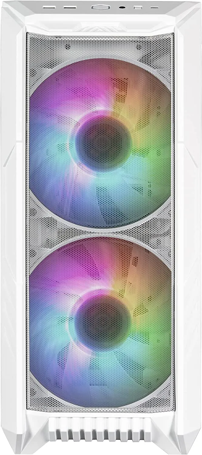 Boitier Moyen Tour ATX Cooler Master Haf 500 RGB avec panneau vitré (Blanc)