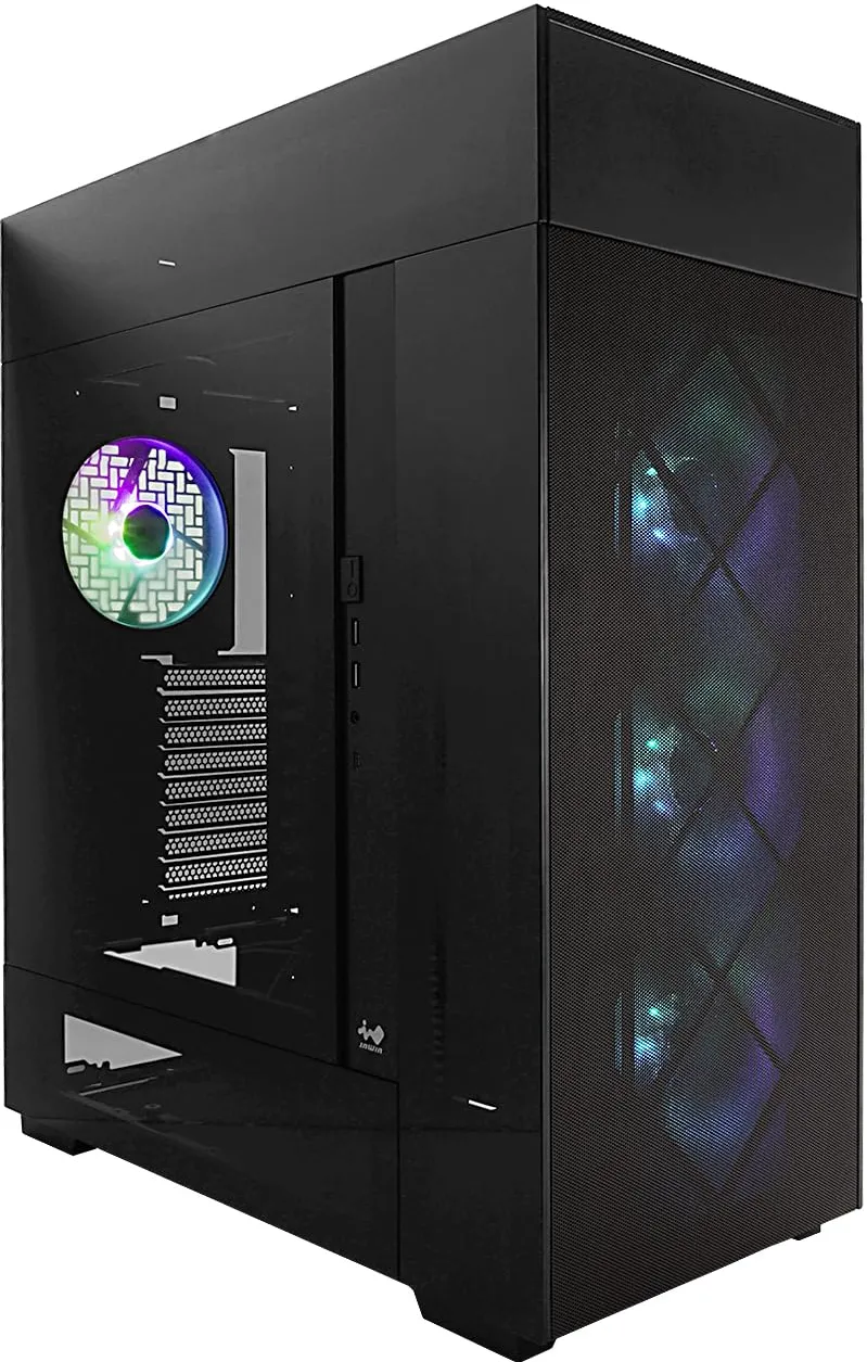 Boitier Grand Tour E-ATX InWin ModFree Deluxe RGB avec panneau vitré (Noir)