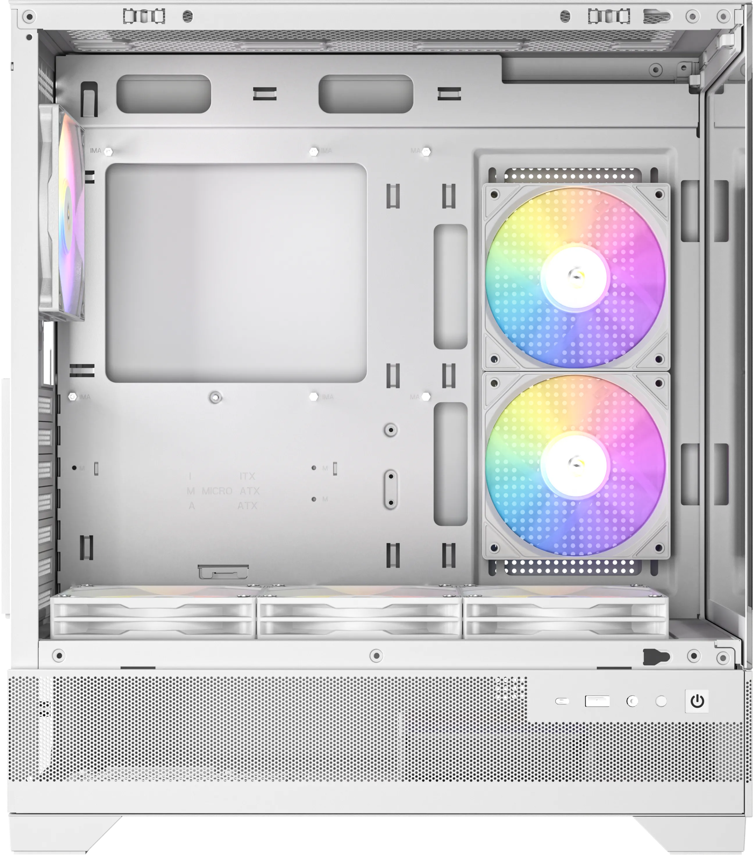 Boitier Moyen Tour ATX Antec CX700 Elite RGB avec panneaux vitrés (Blanc)