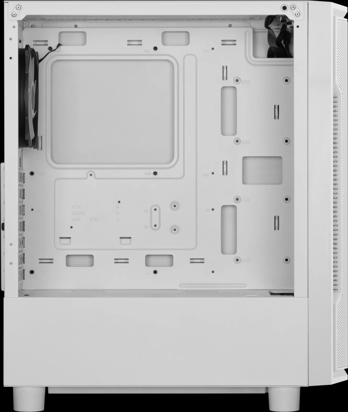 Boitier Moyen Tour ATX Gamdias Athena M6 Lite RGB avec panneaux vitrés (Blanc)