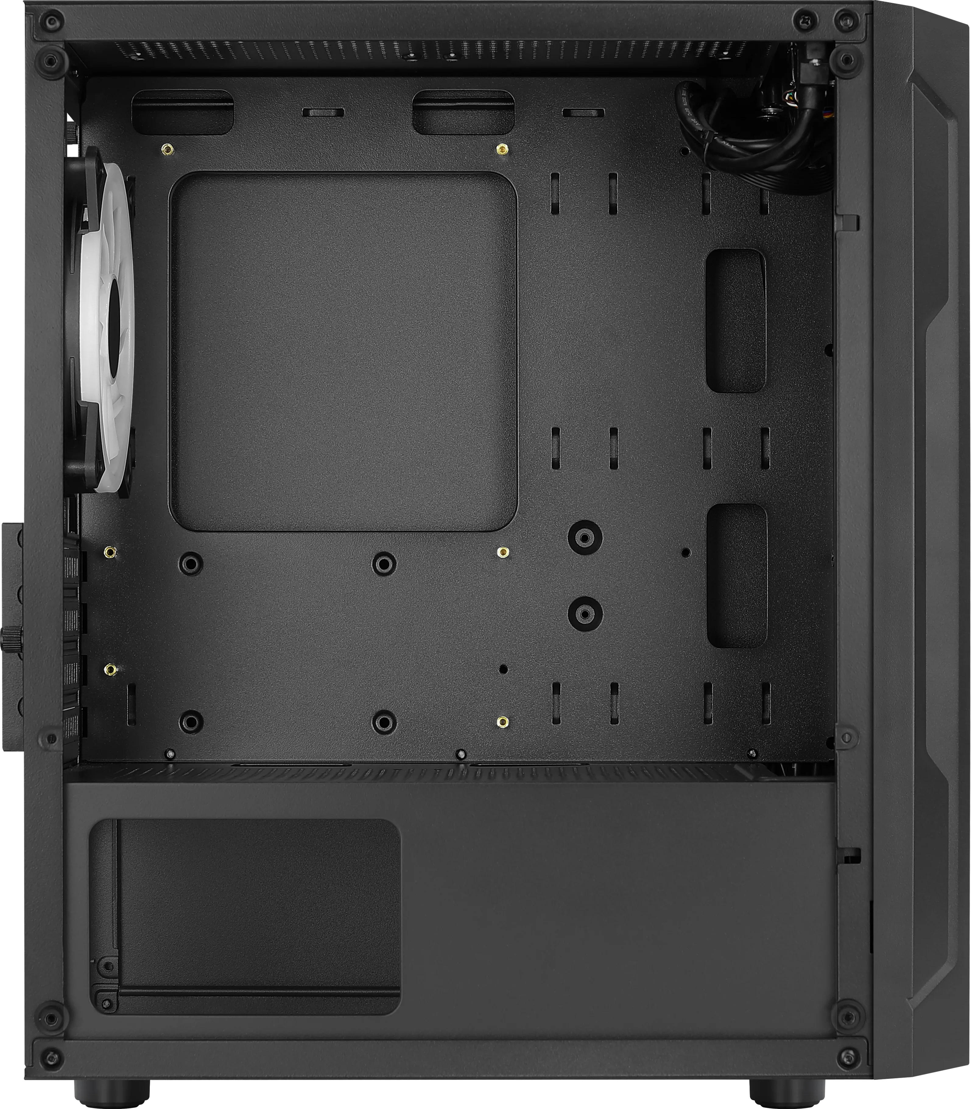 Boitier Mini Tour Micro ATX AeroCool Trinity Mini RGB avec panneau vitré (Noir)