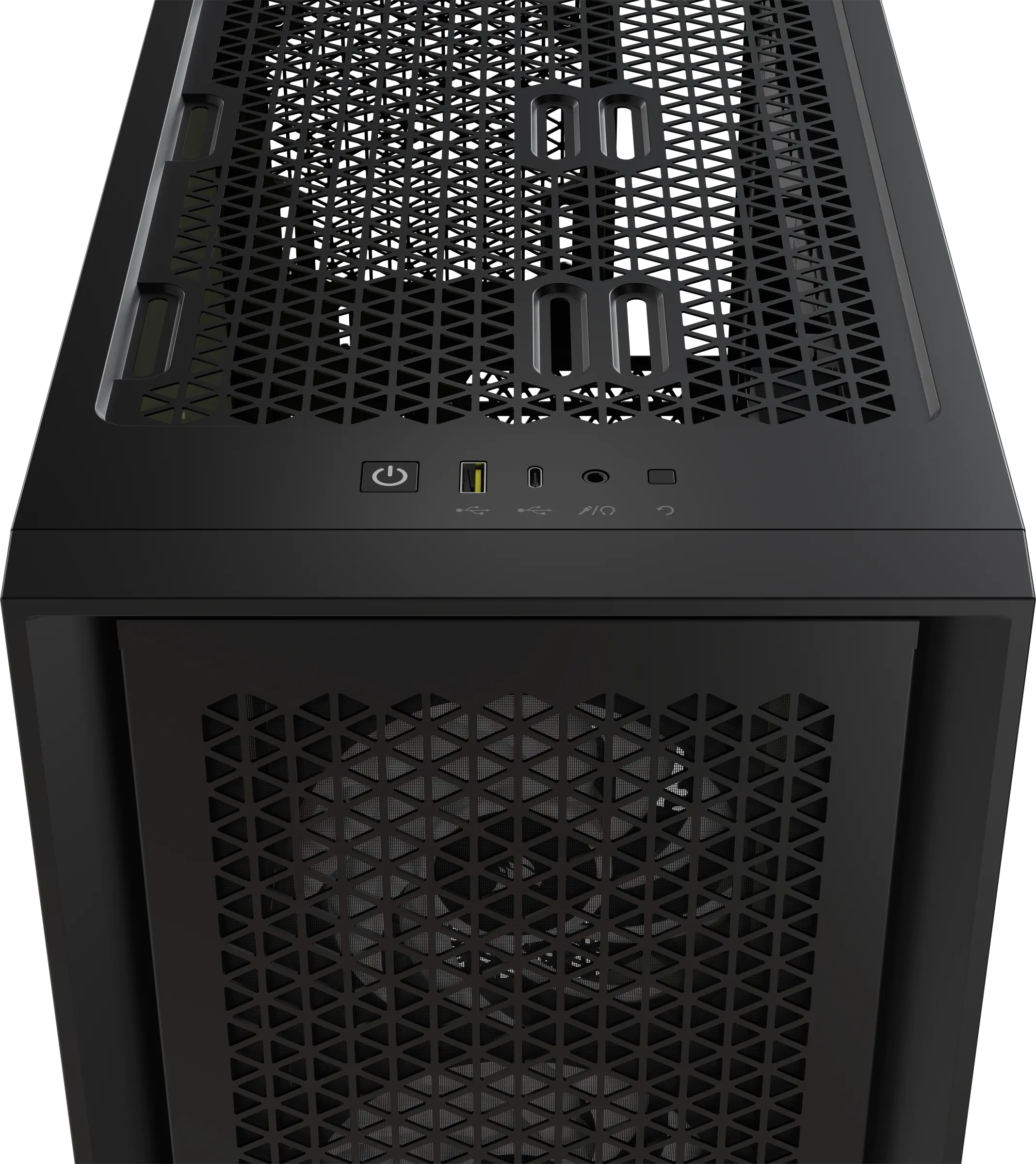 Boitier Moyen Tour E-ATX Corsair iCue 4000D Airflow RGB avec panneaux vitrés (Noir)