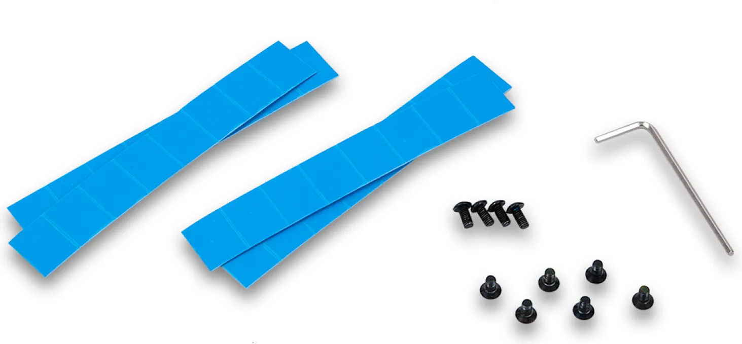 Lot de 2 Dissipateurs thermiques pour Mémoire Ram Ekwb EK-RAM Monarch Module (Noir)