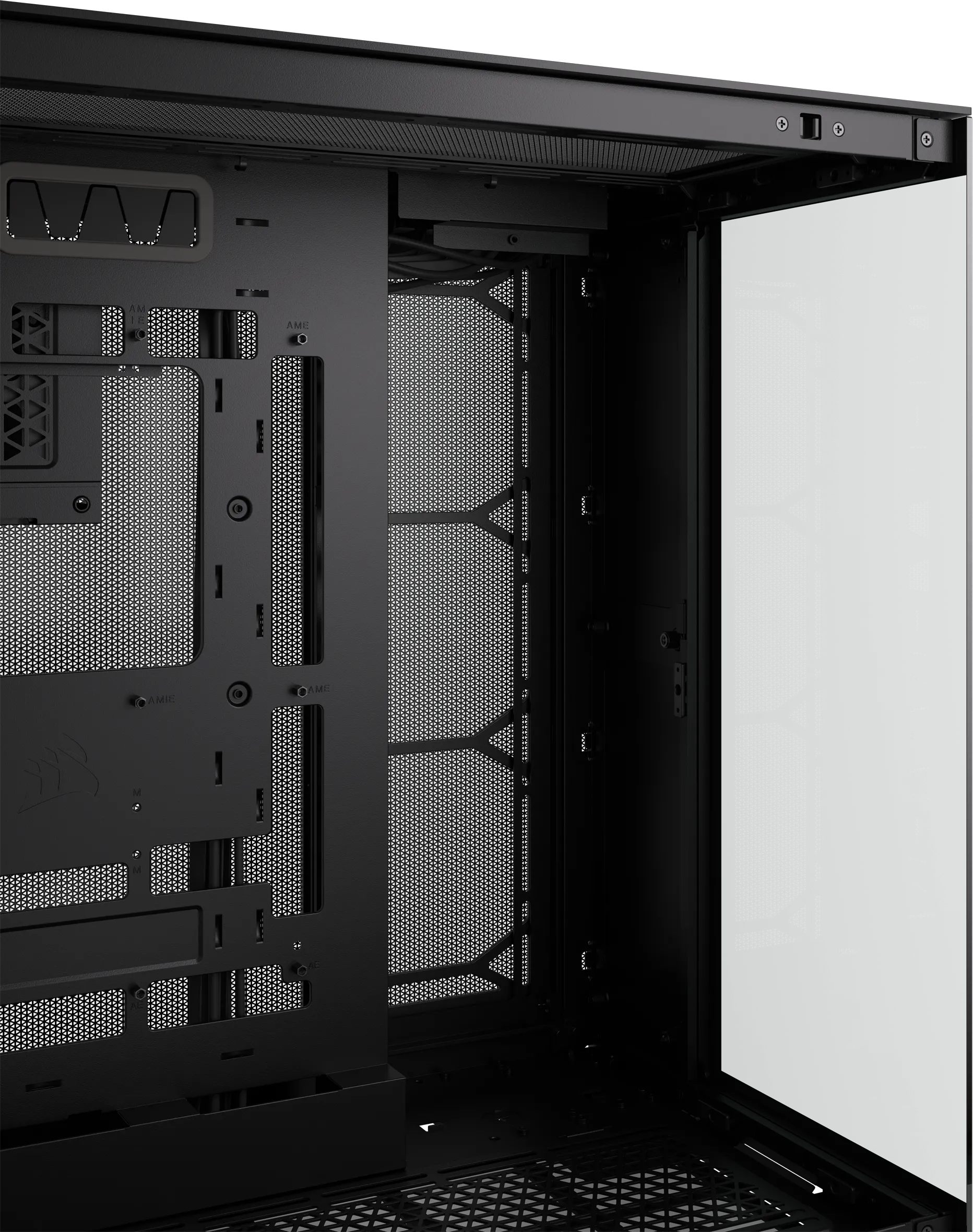 Boitier Moyen Tour E-ATX Corsair 6500X avec panneaux vitrés (Noir)