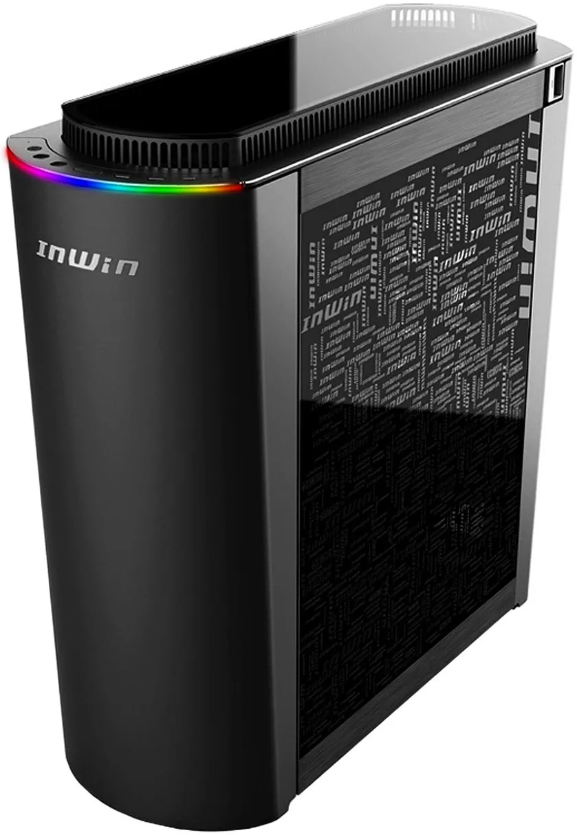 Boitier Grand Tour E-ATX InWin 915 RGB avec panneau vitré (Noir)