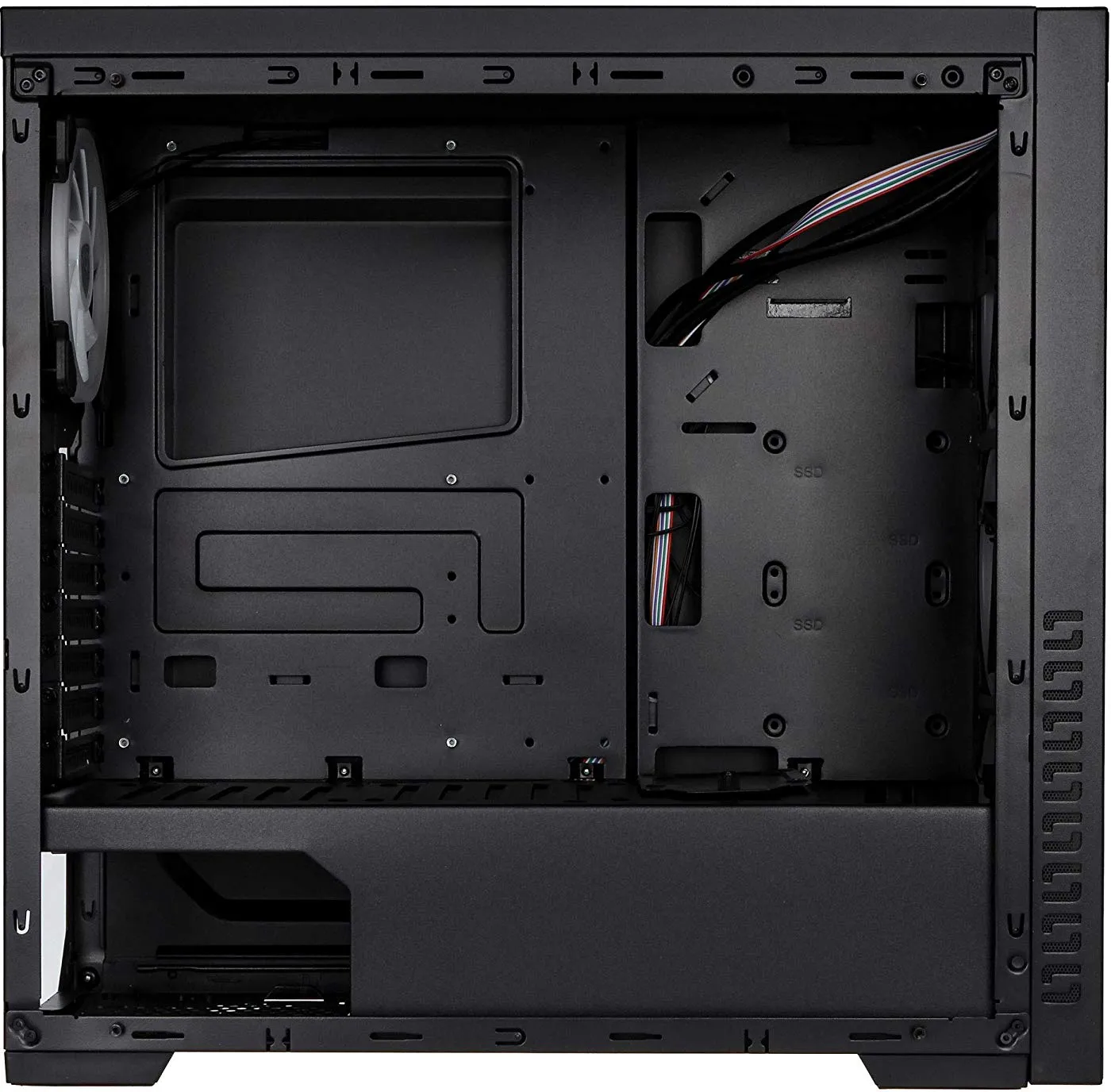 Boitier Moyen Tour ATX Kolink Horizon RGB avec panneaux vitrés (Noir)