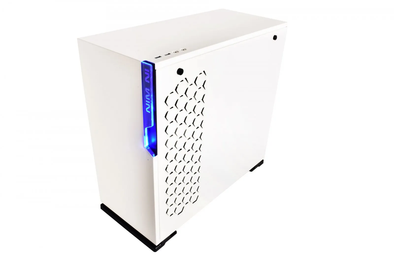 Boitier Moyen Tour ATX InWin 101 avec panneau vitré (Blanc)