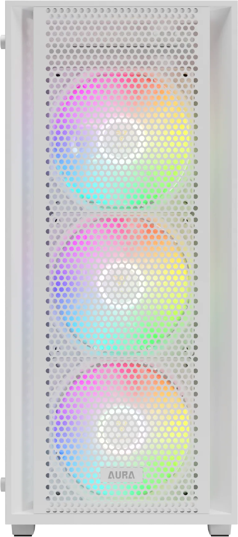 Boitier Moyen Tour ATX Gamdias Aura GC2 Elite aRGB avec panneau vitré (Blanc)