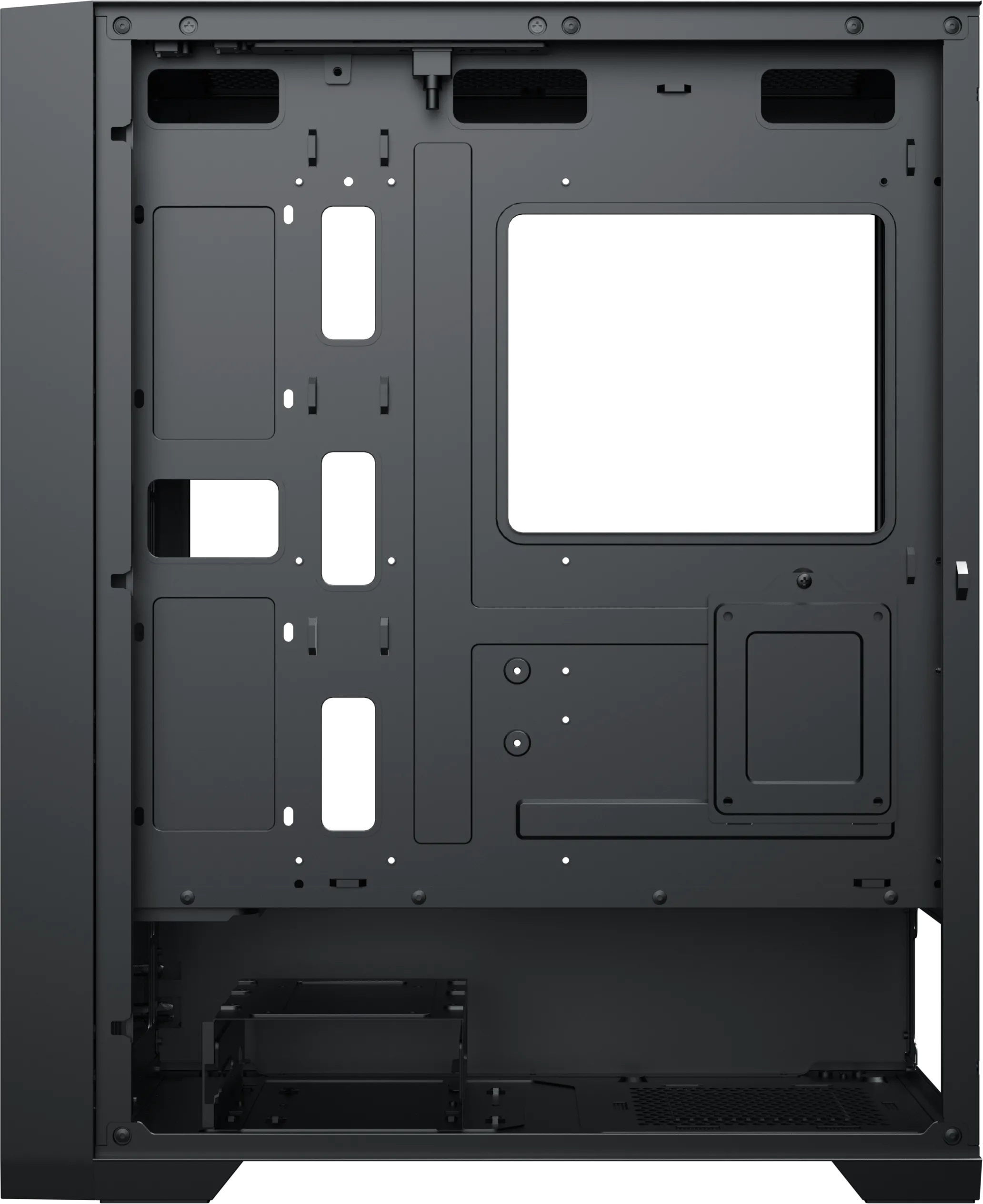 Boitier Moyen Tour E-ATX Xigmatek Quantum RGB avec panneaux vitrés (Noir)