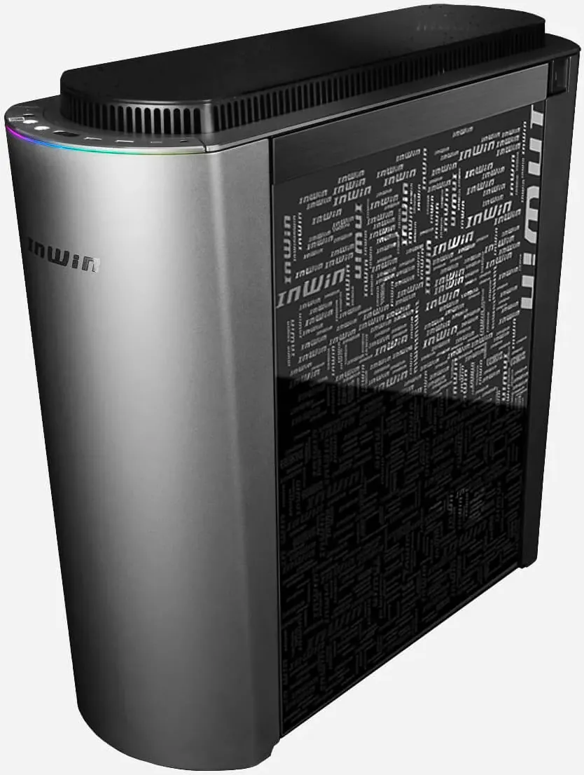 Boitier Grand Tour E-ATX InWin 915 RGB avec panneau vitré (Argent)