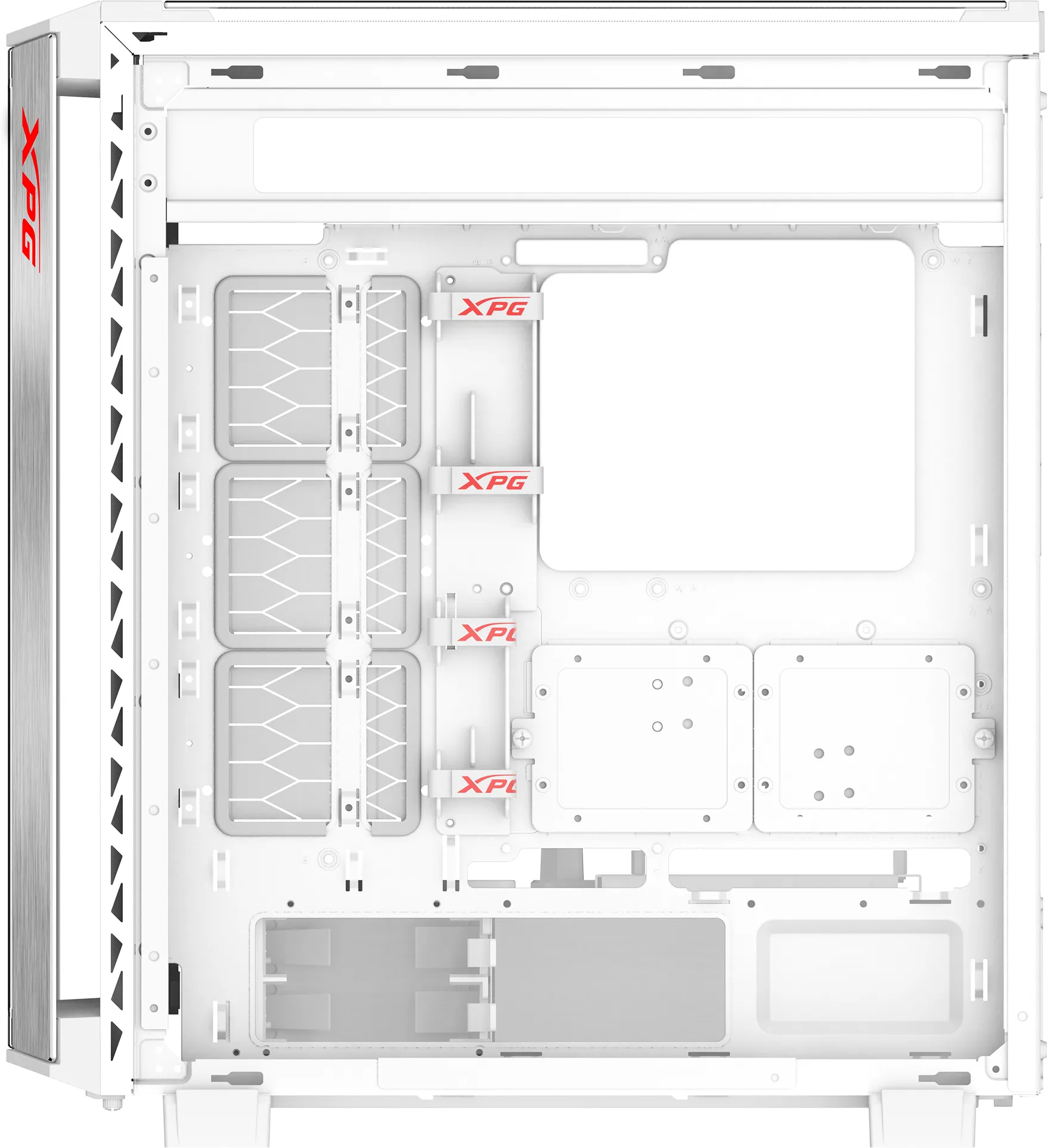 Boitier Grand Tour E-ATX Adata XPG BattleCruiser II RGB avec panneaux vitrés (Blanc)