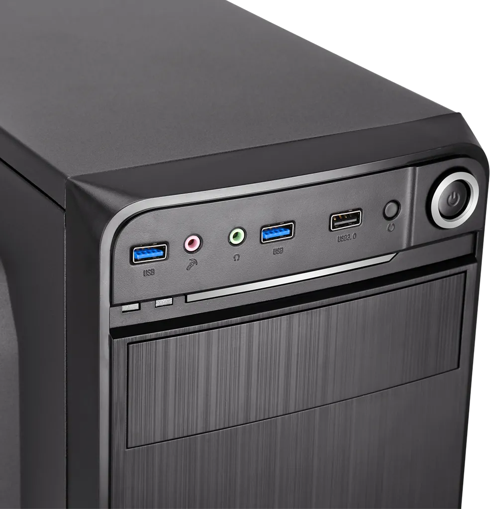 Boitier Moyen Tour ATX Advance Origin (Noir) avec alimentation 350W