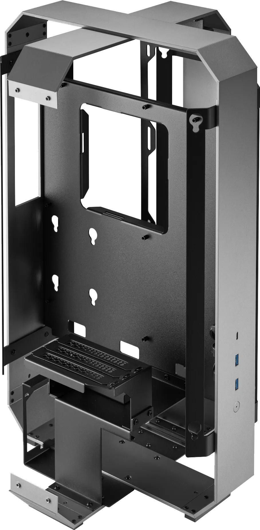 Boitier Moyen Tour E-ATX Azza Opus RGB avec panneaux vitrés (Noir)