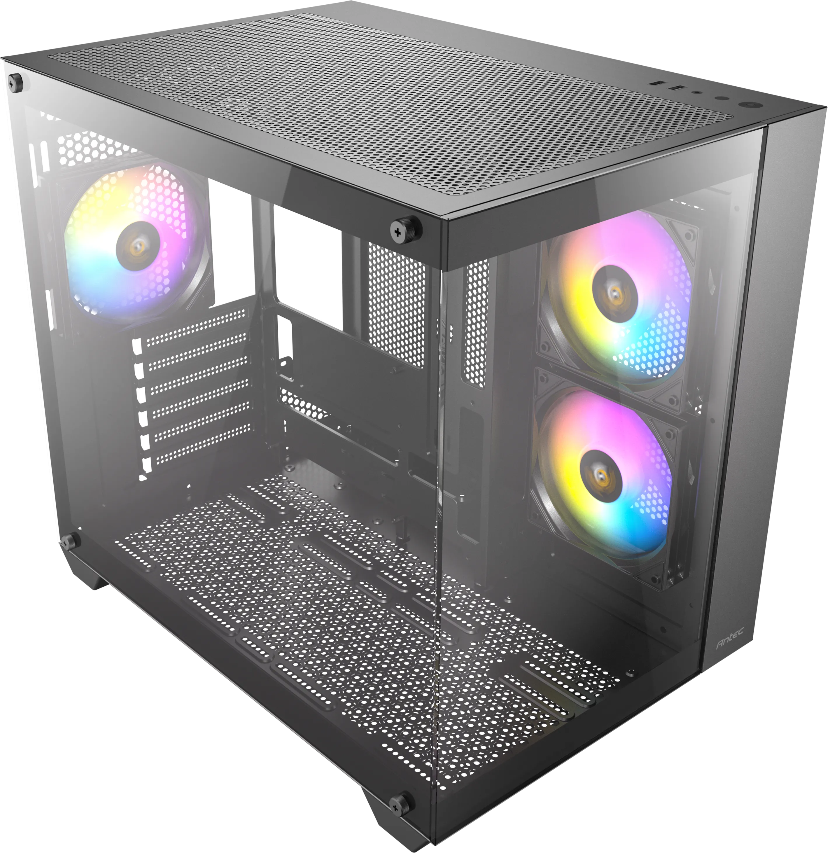 Boitier Moyen Tour ATX Antec CX800 RGB avec panneaux vitrés (Noir)
