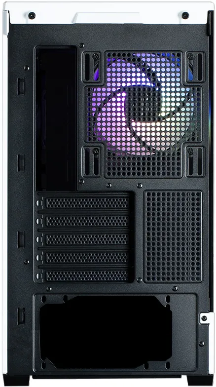 Boitier Mini Tour Micro ATX Zalman P30 RGB avec panneaux vitrés (Noir/Blanc)