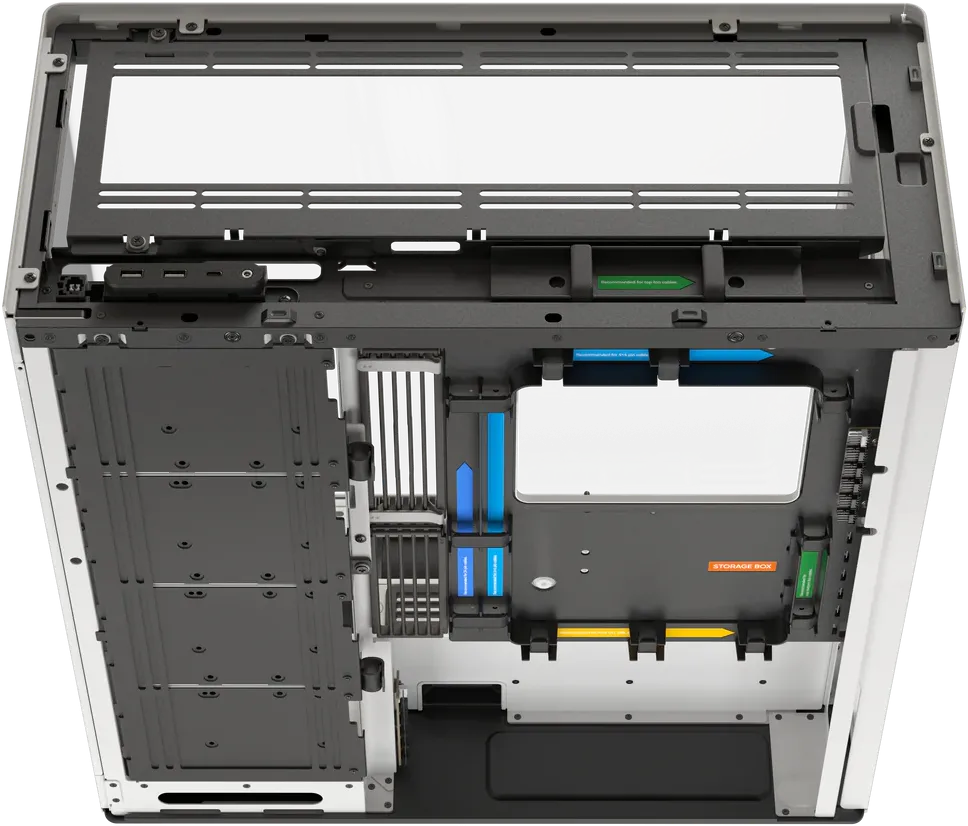 Boitier Grand Tour ATX HAVN HS420 VGPU avec  panneaux vitrés (Blanc)