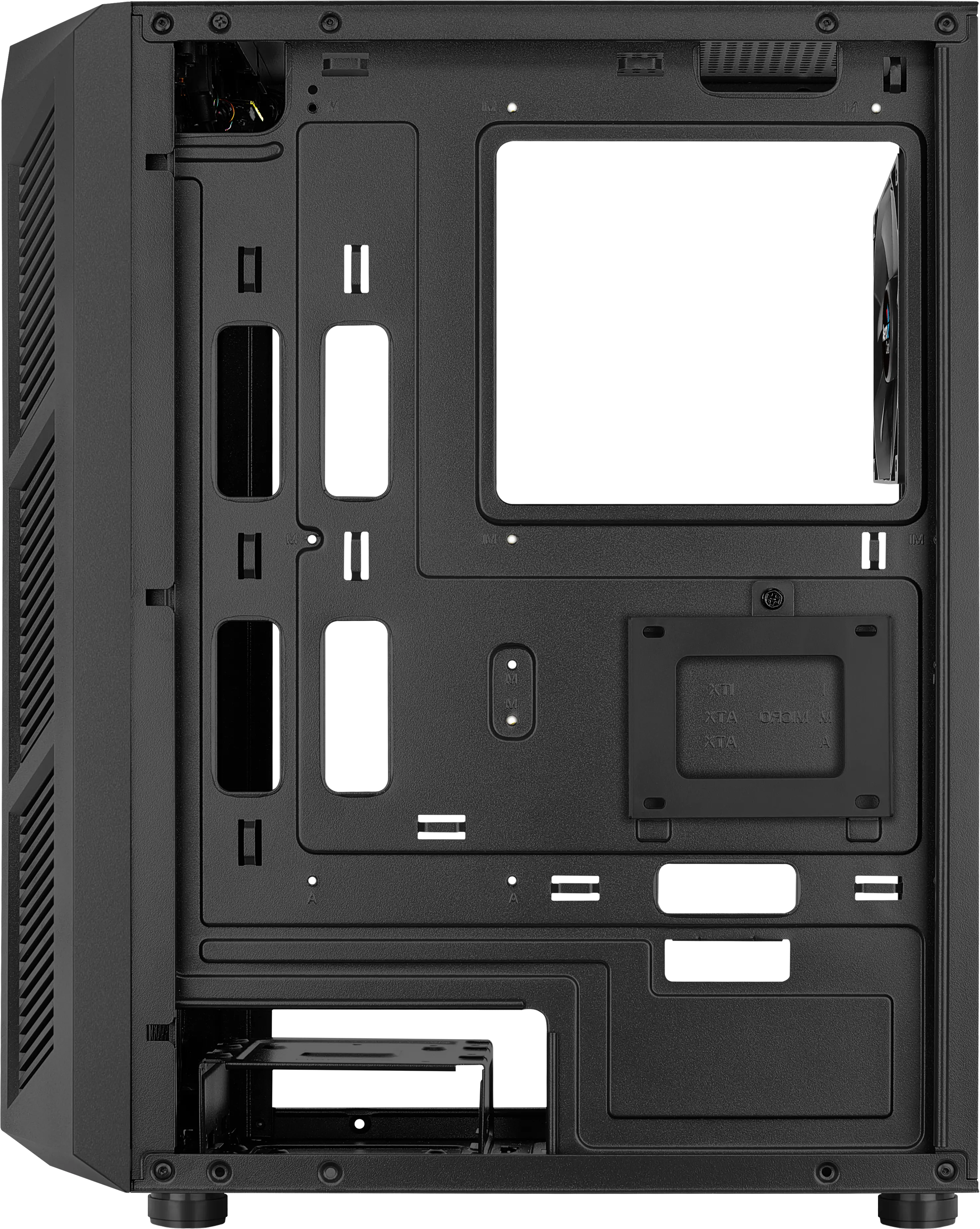 Boitier Moyen Tour ATX AeroCool Prime RGB avec panneau vitré (Noir)