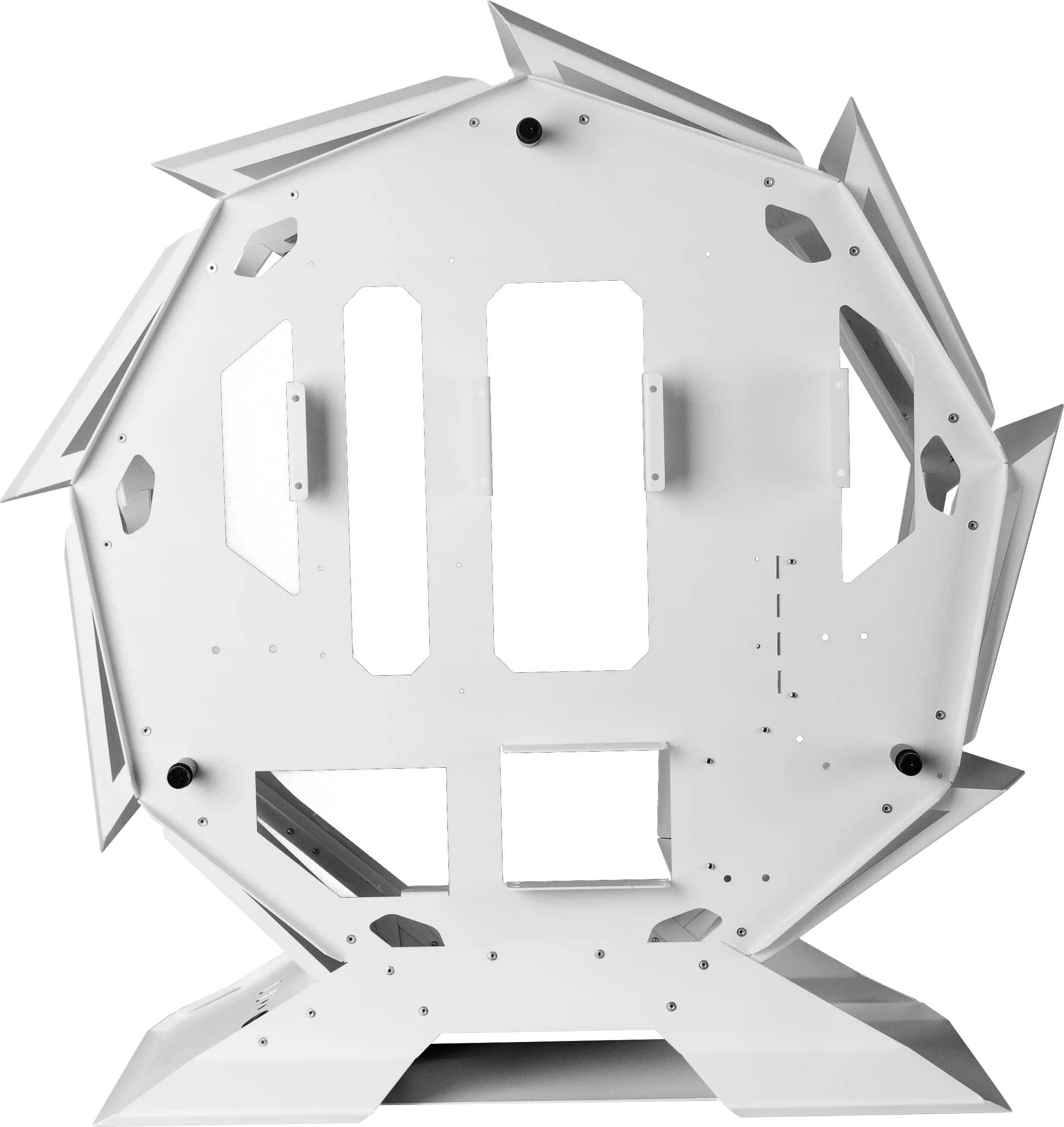 Boitier Mini Tour Micro ATX Mars Gaming MC-Orb avec panneaux vitrés (Blanc)