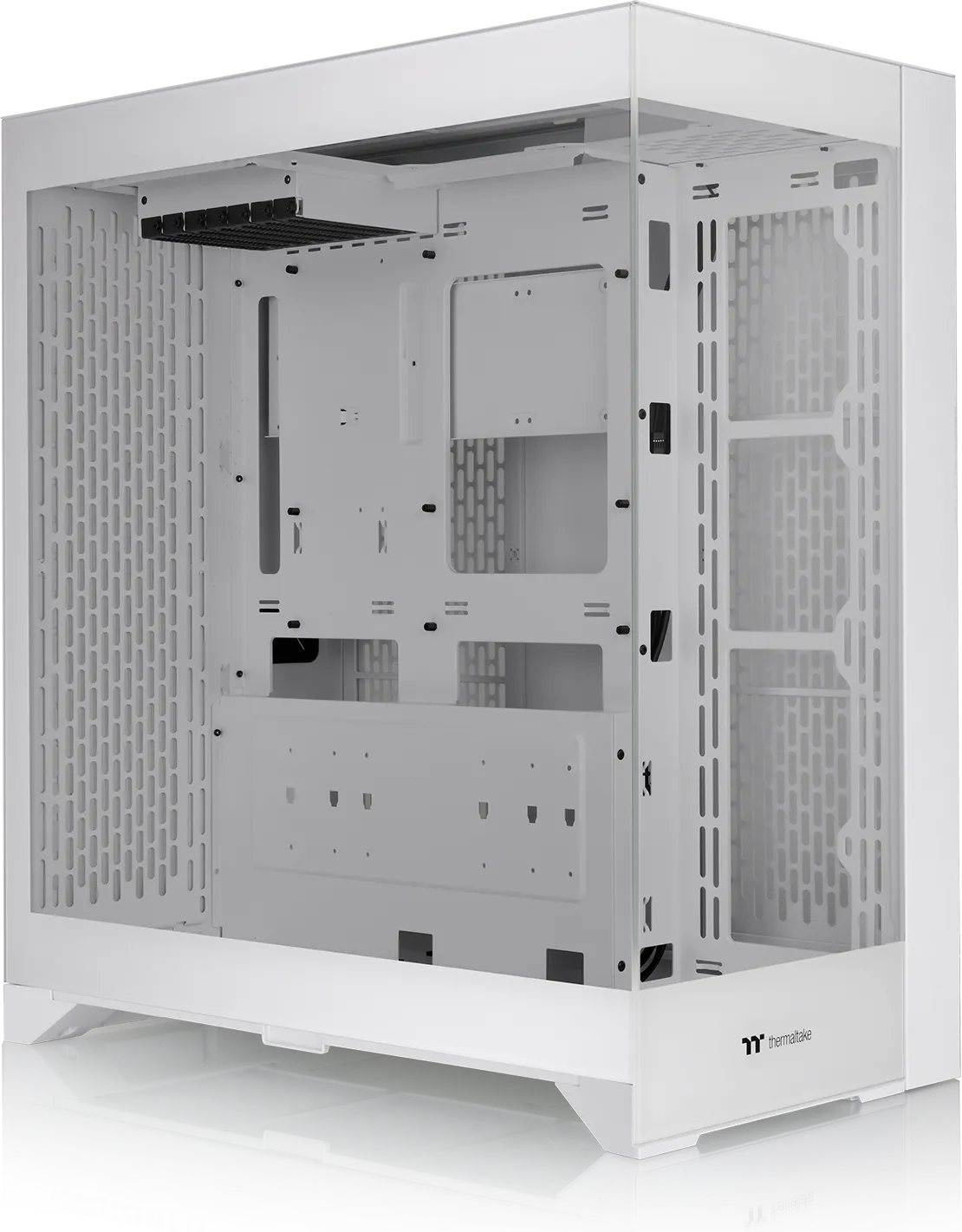 Boitier Moyen Tour E-ATX Thermaltake Centralized Thermal Efficiency E600 MX avec panneaux vitrés (Blanc)