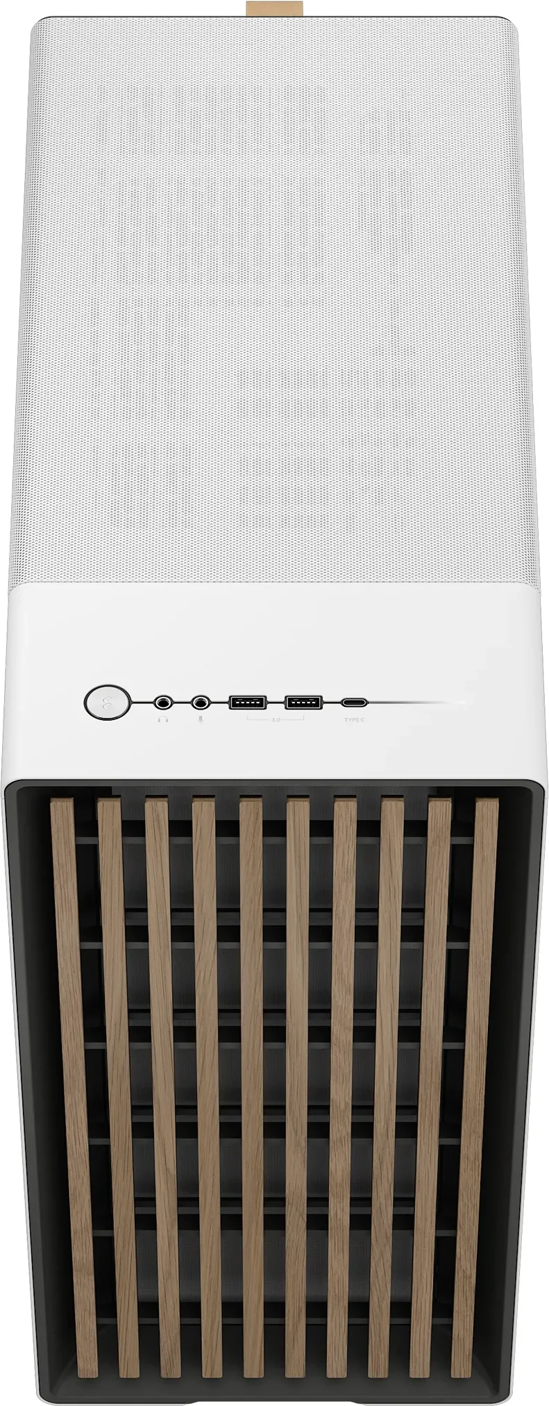 Boitier Moyen Tour ATX Fractal Design North avec panneau vitré (Blanc)