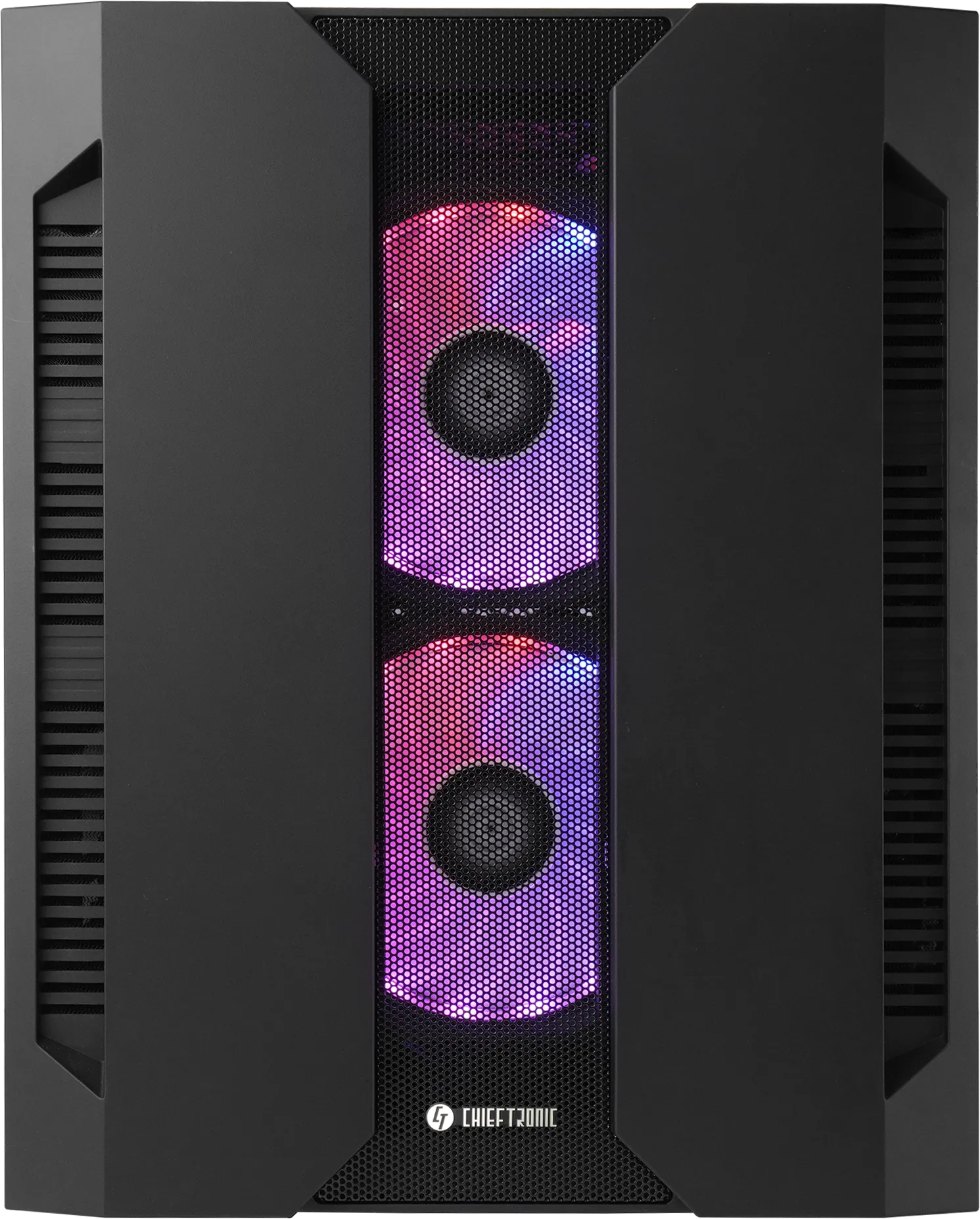 Boitier Cube Micro ATX Chieftec Chieftronic M2 RGB avec panneaux vitrés (Noir)