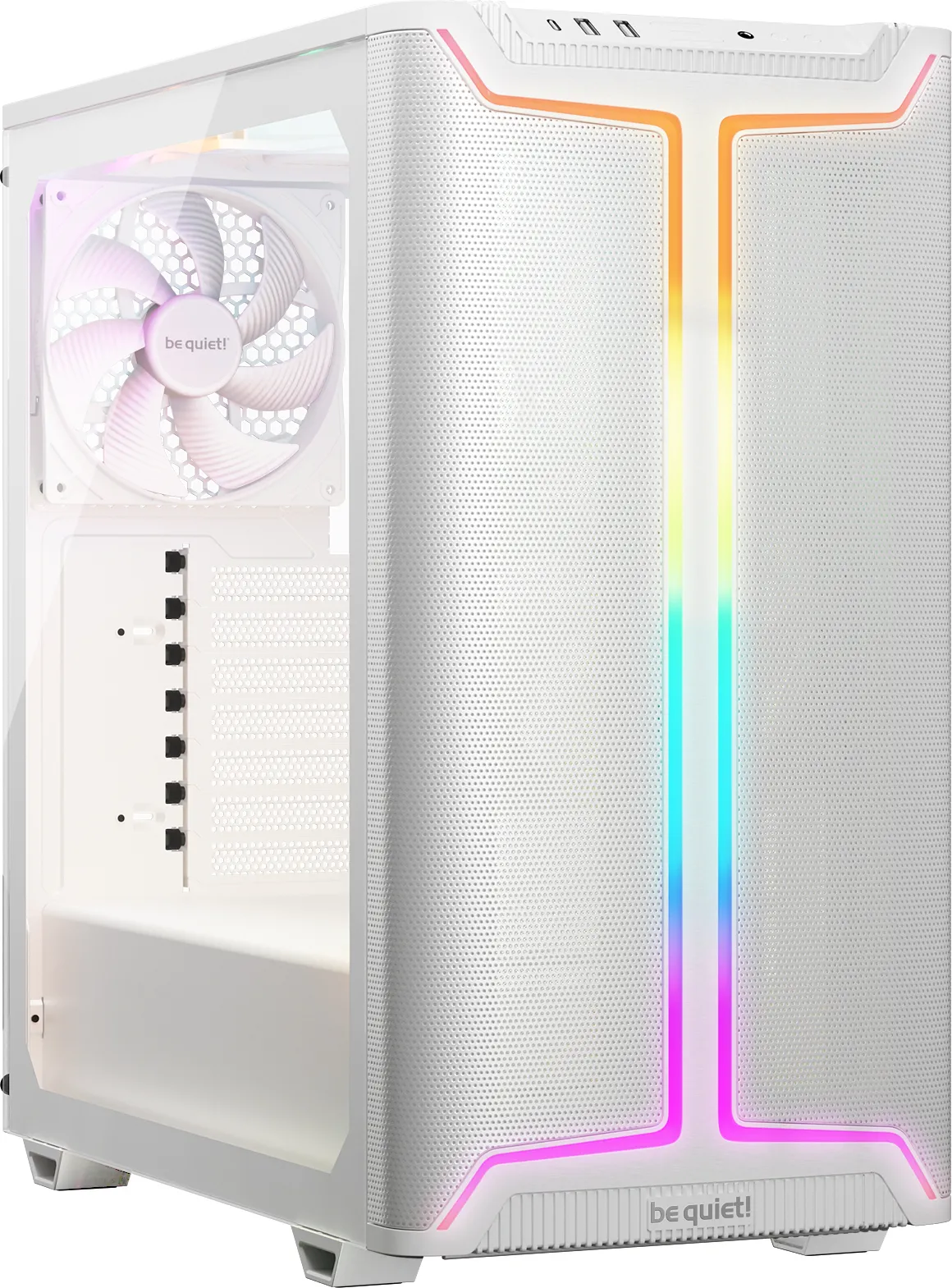 Boitier Moyen Tour ATX be quiet! Pure Base 501 DX RGB avec panneau vitré (Blanc)