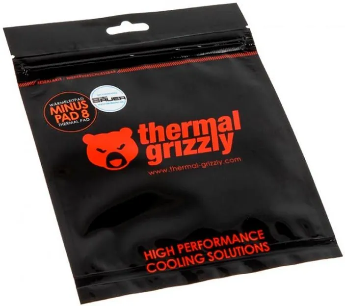 Lot de 2 Pads Thermiques Thermal Grizzly Minus Pad 8 120x20x0.5mm (Rose)