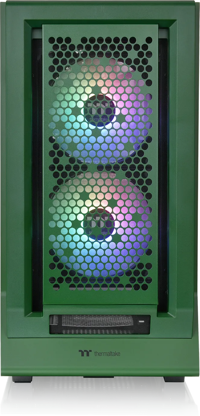 Boitier Moyen Tour E-ATX Thermaltake Ceres 350 MX RGB avec panneaux vitrés (Vert)