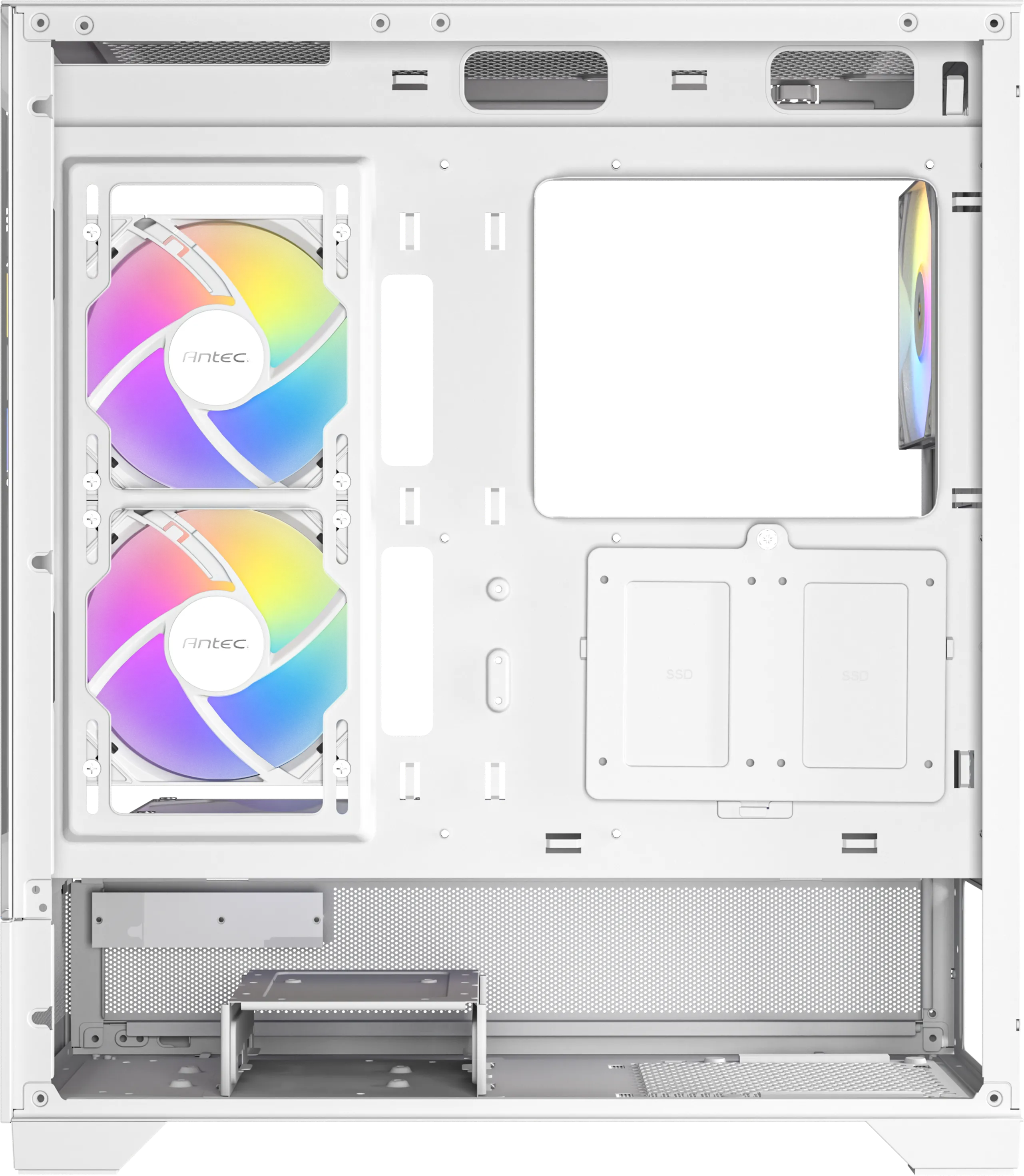 Boitier Moyen Tour ATX Antec CX700 Elite RGB avec panneaux vitrés (Blanc)