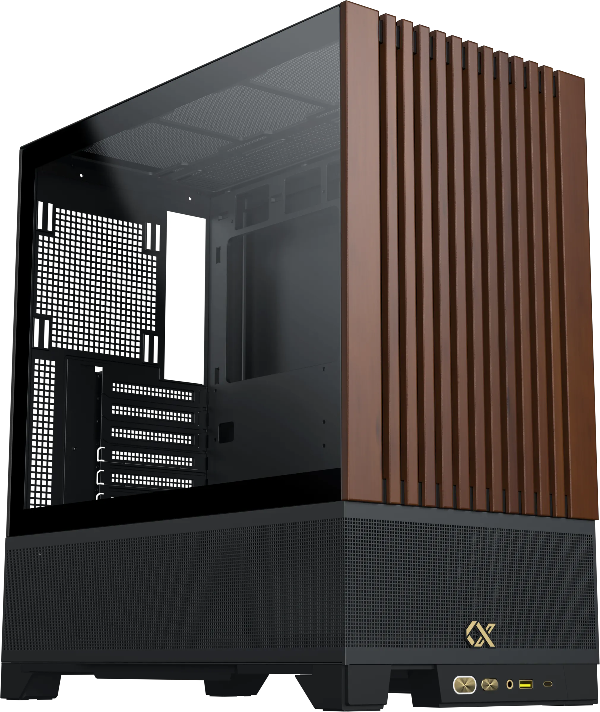 Boitier Moyen Tour E-ATX Xigmatek Endorphin WD avec panneau vitré (Noir) 