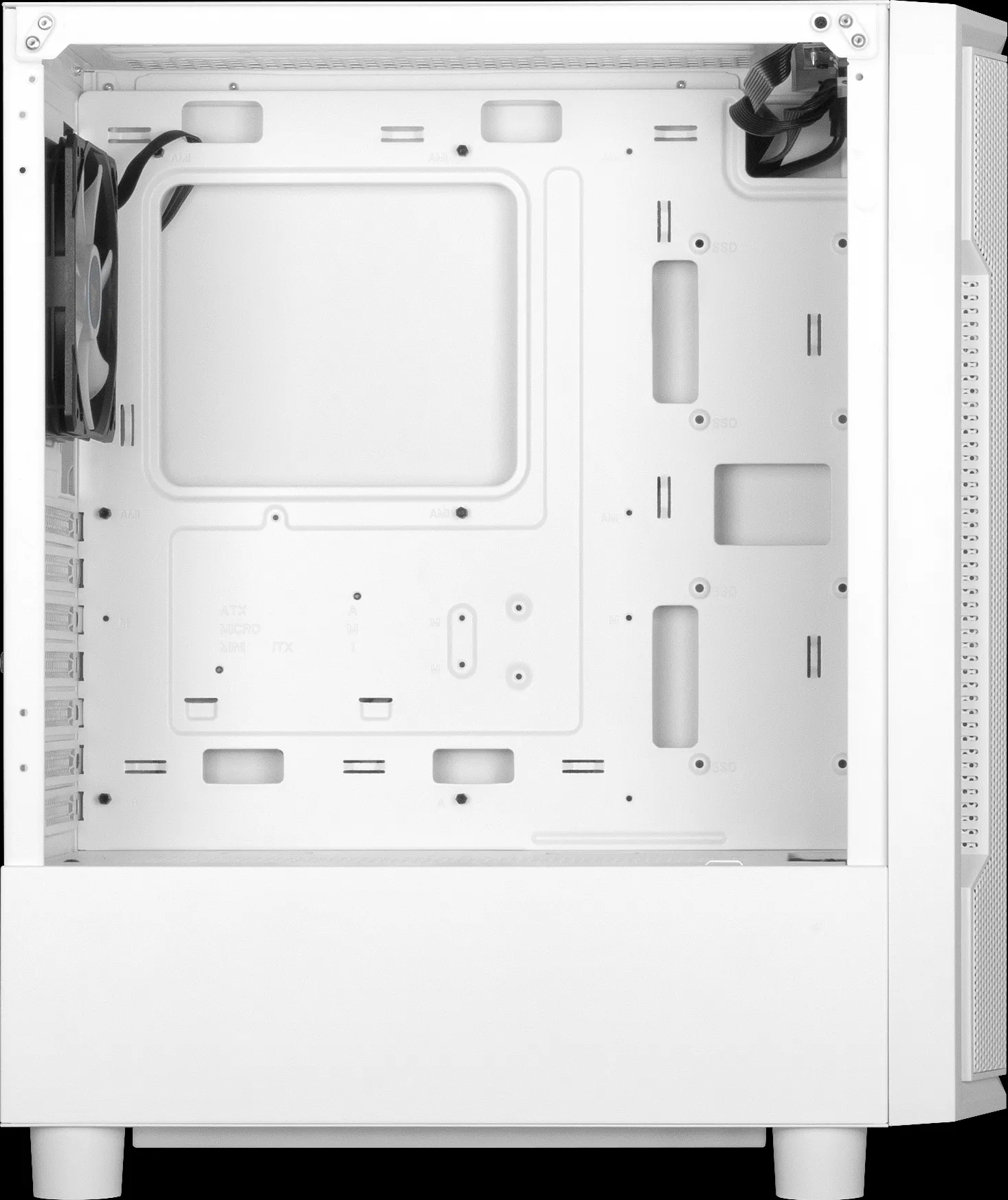 Boitier Moyen Tour ATX Gamdias Athena M6 RGB avec panneaux vitrés (Blanc)