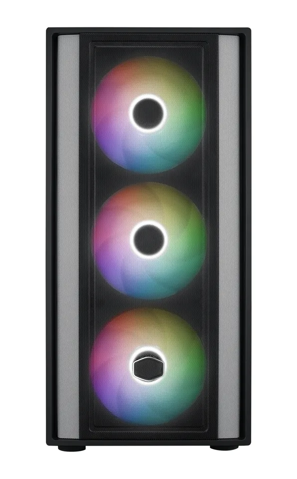 Boitier Moyen Tour ATX Cooler Master MasterBox 600 RGB avec panneau vitré (Noir)