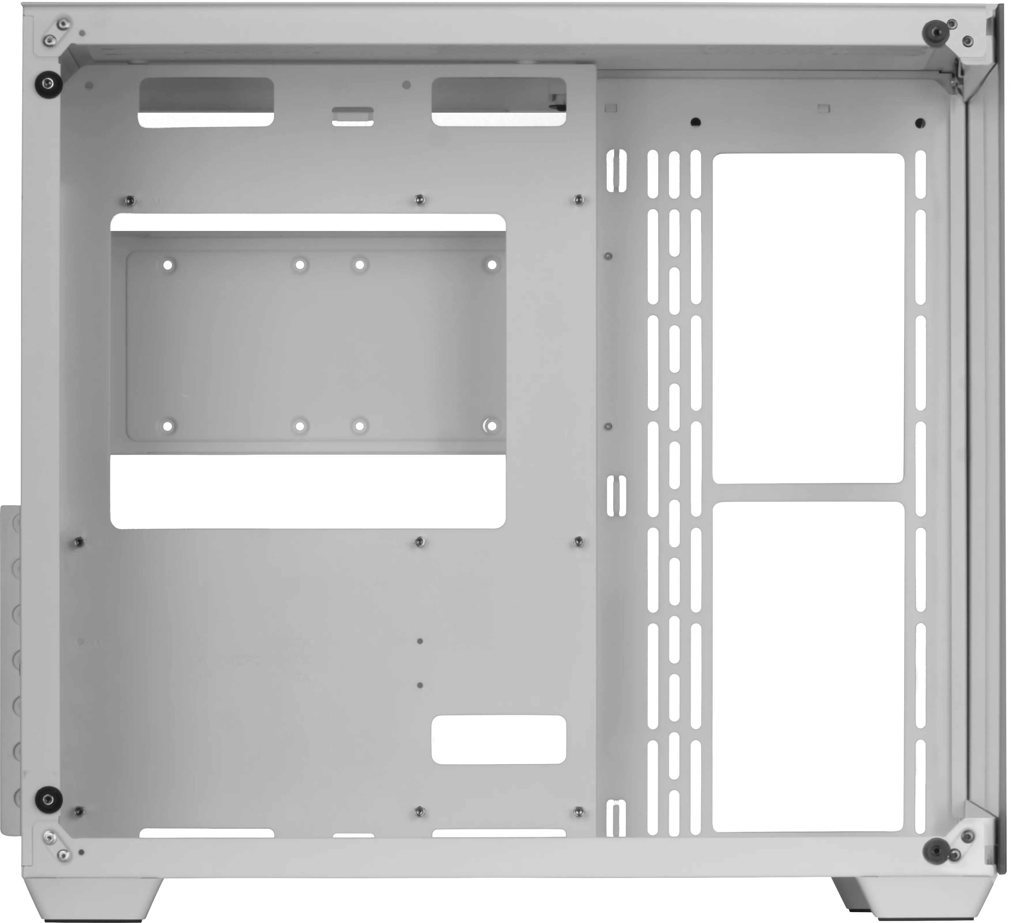 Boitier Grand Tour E-ATX Mars Gaming MCV4 avec panneaux vitrés (Blanc)