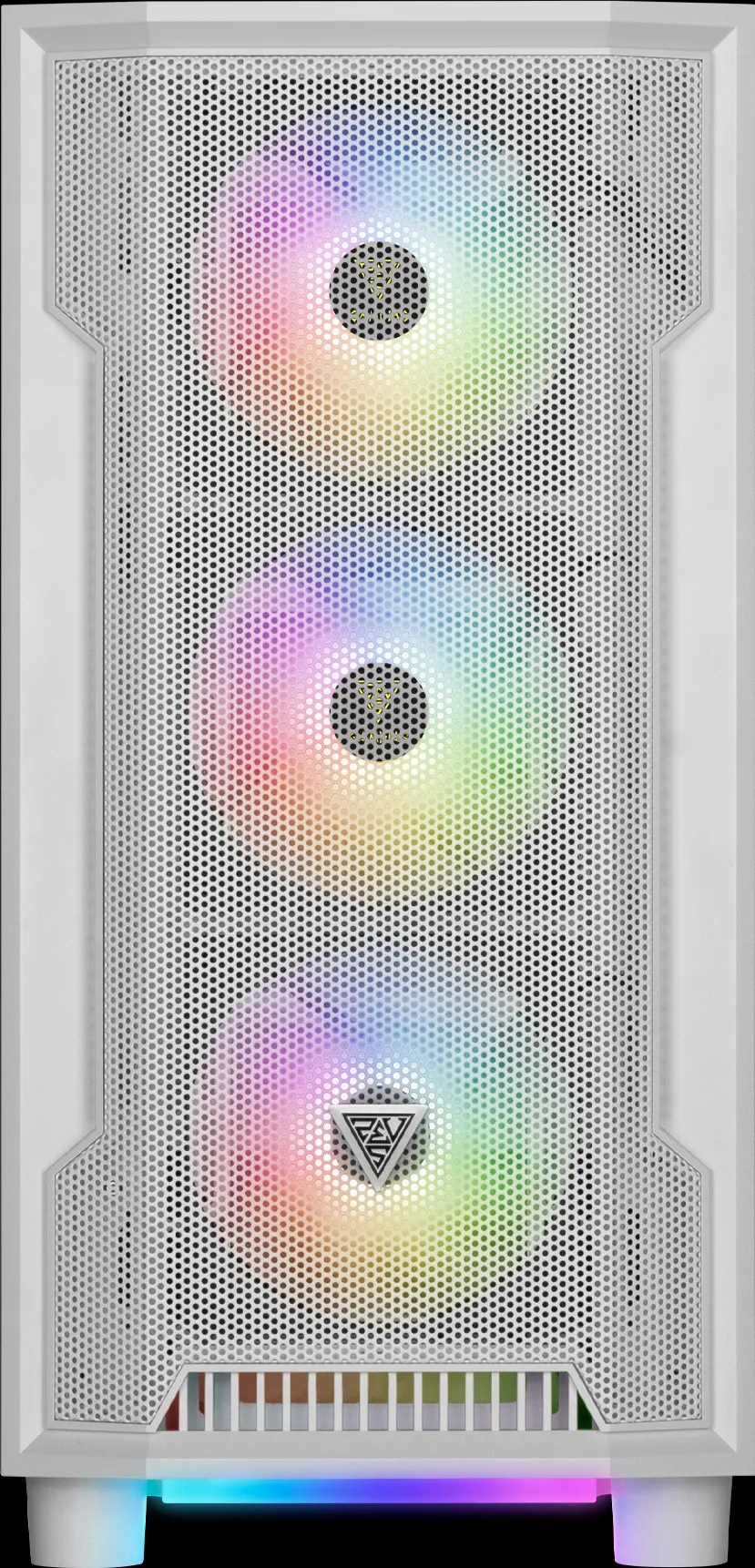 Boitier Moyen Tour ATX Gamdias Athena M6 Lite RGB avec panneaux vitrés (Blanc)