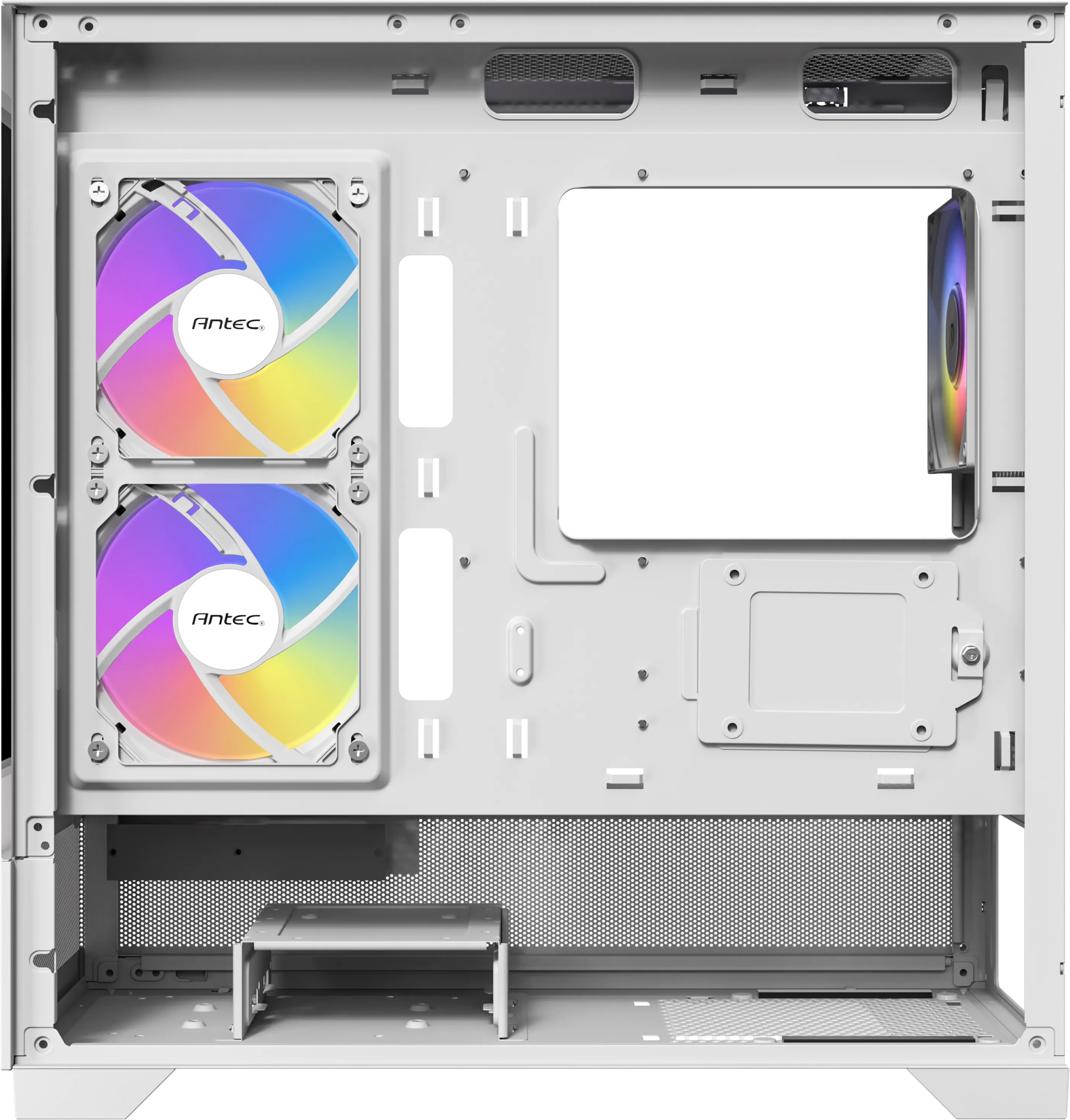 Boitier Mini Tour Micro-ATX Antec CX500M RGB avec panneaux vitrés (Blanc)