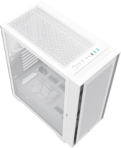 Boitier Moyen Tour ATX Montech Air 1000 Lite avec panneau vitré (Blanc)