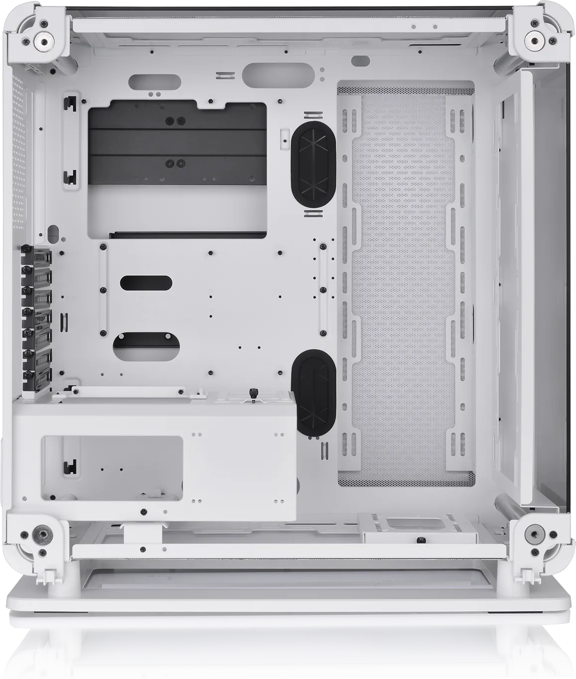 Boitier Moyen Tour ATX Thermaltake Core P6 TG avec panneaux vitrés (Blanc)