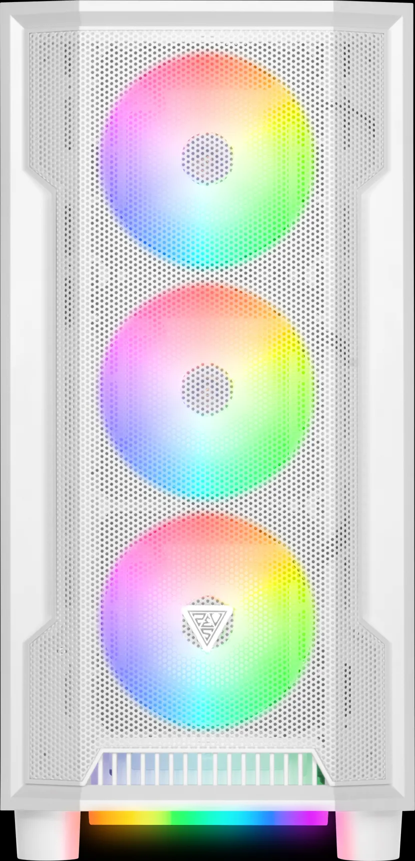 Boitier Moyen Tour ATX Gamdias Athena M6 RGB avec panneaux vitrés (Blanc)