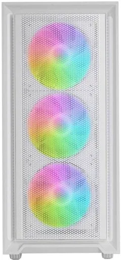 Boitier Moyen Tour ATX Mars Gaming MC-Air RGB avec panneau vitré (Blanc)