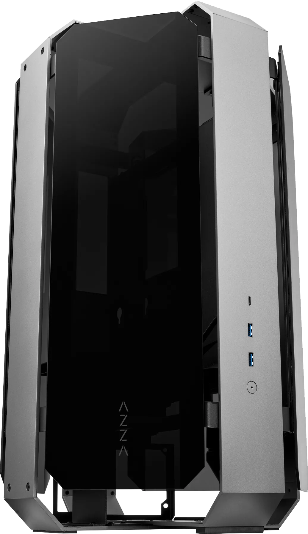 Boitier Moyen Tour E-ATX Azza Opus RGB avec panneaux vitrés (Noir)