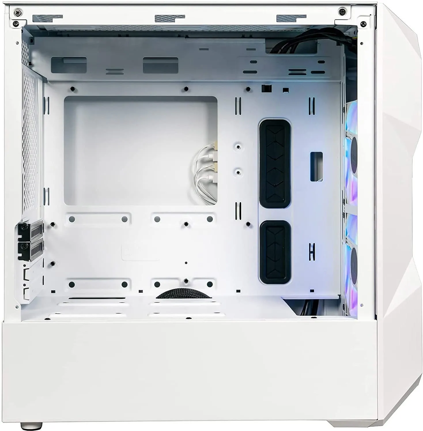 Boitier Mini Tour Micro ATX Cooler Master MasterBox TD300 Mesh RGB avec panneau vitré (Blanc)