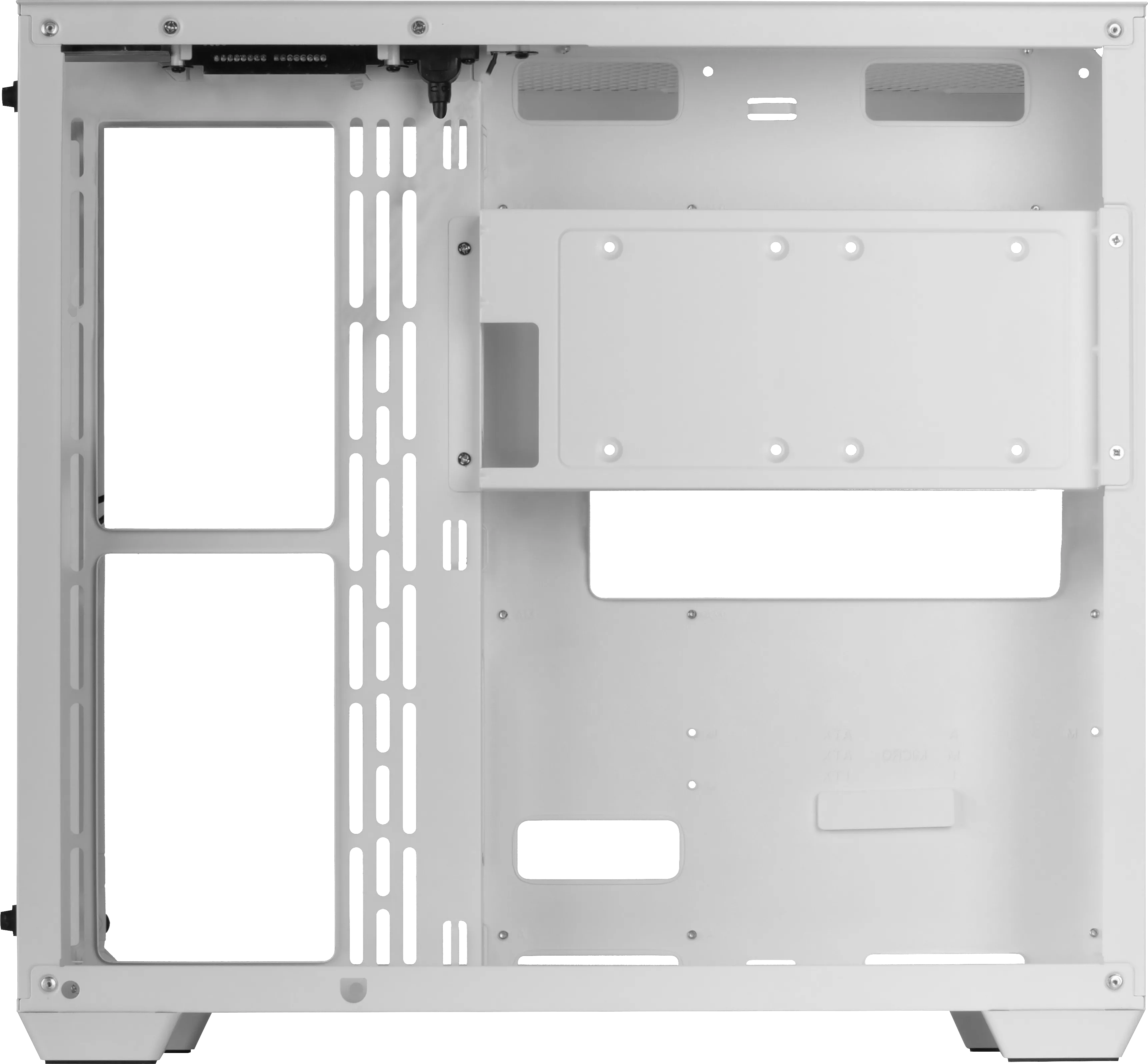 Boitier Grand Tour E-ATX Mars Gaming MCV4 avec panneaux vitrés (Blanc)