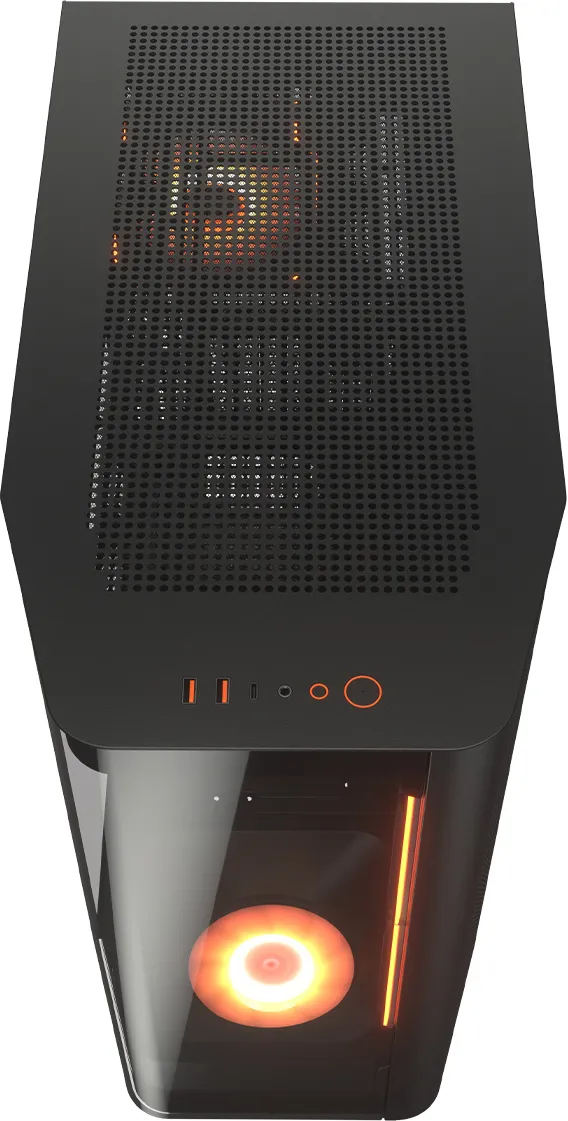 Boitier Moyen Tour E-ATX Cougar FV270 RGB avec panneaux vitrés (Noir)