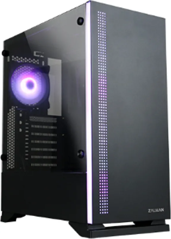 Boitier Moyen Tour ATX Zalman S5 RGB avec panneaux vitrés (Noir)
