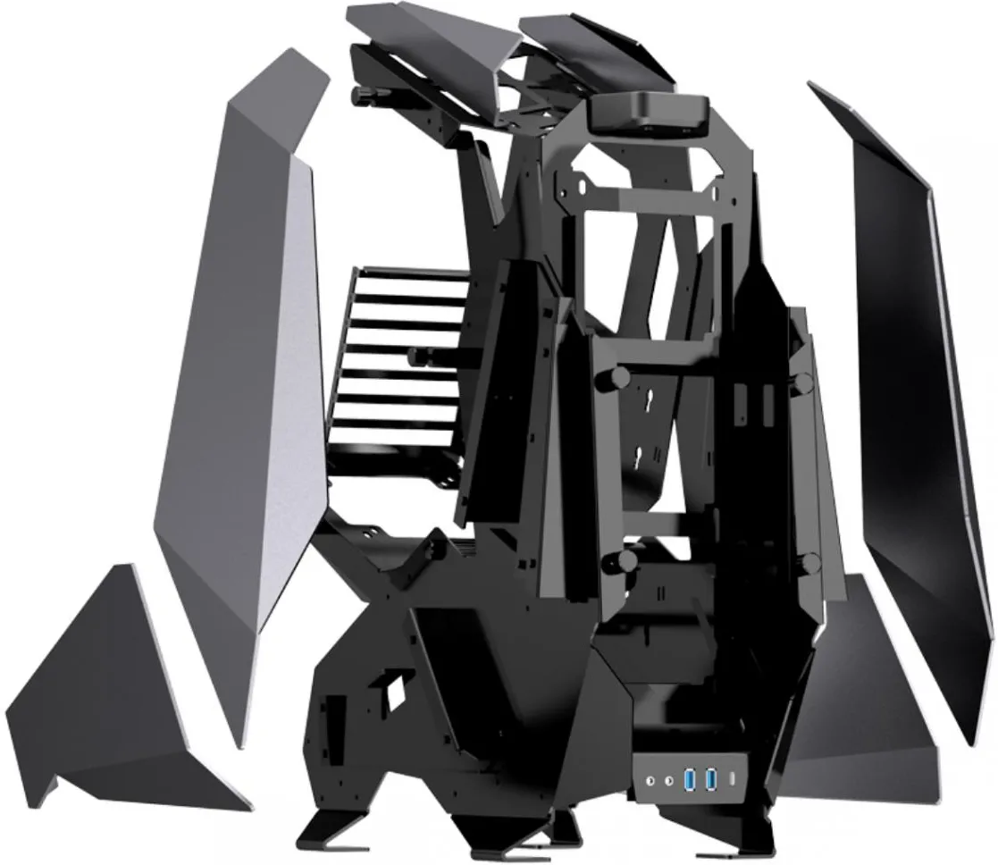 Boitier Grand Tour E-ATX Jonsbo Mod5 RGB avec panneaux vitrés (Gris)