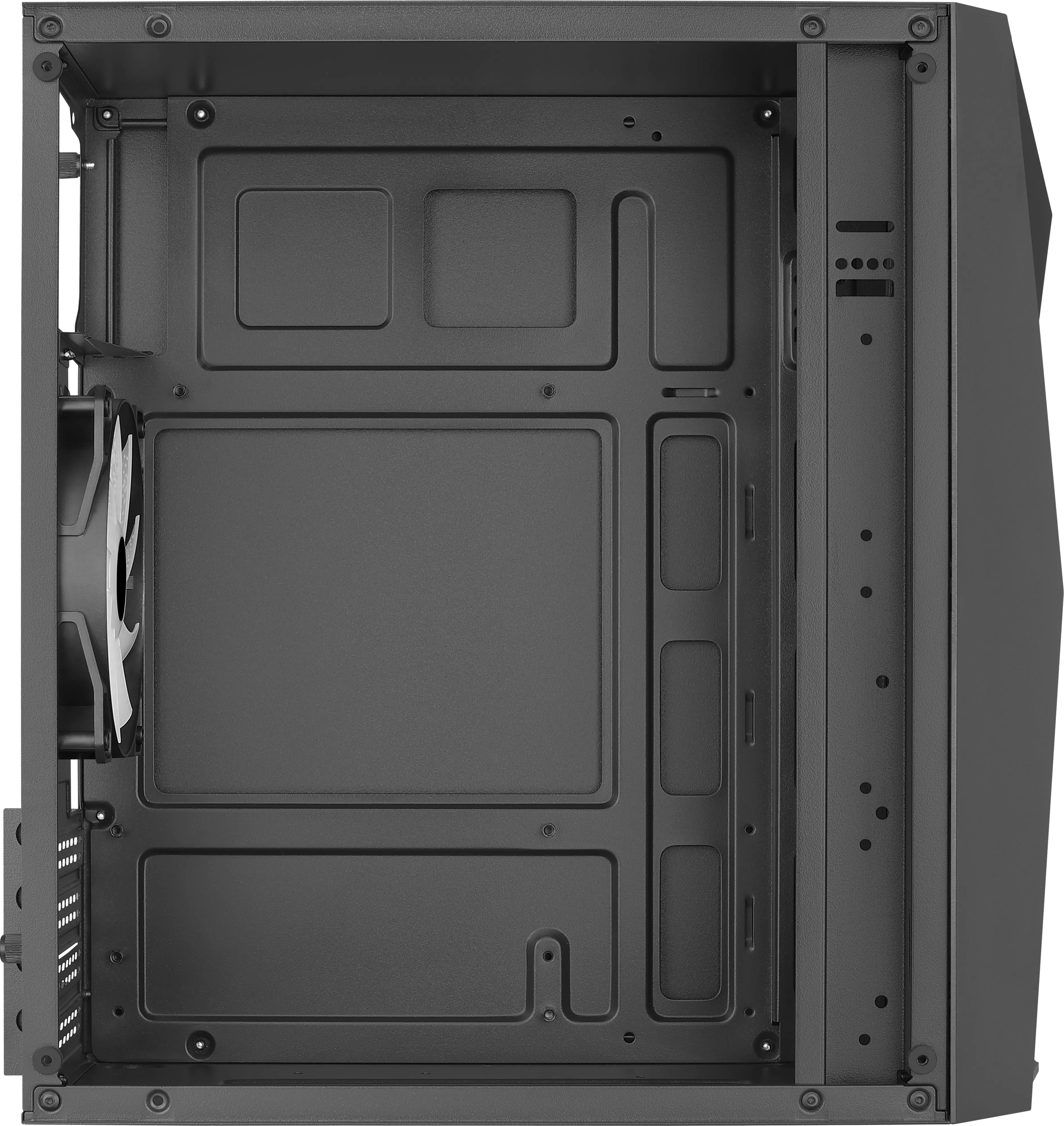 Boitier Mini Tour Micro ATX AeroCool Raider Mini V2 RGB avec panneau vitré (Noir)